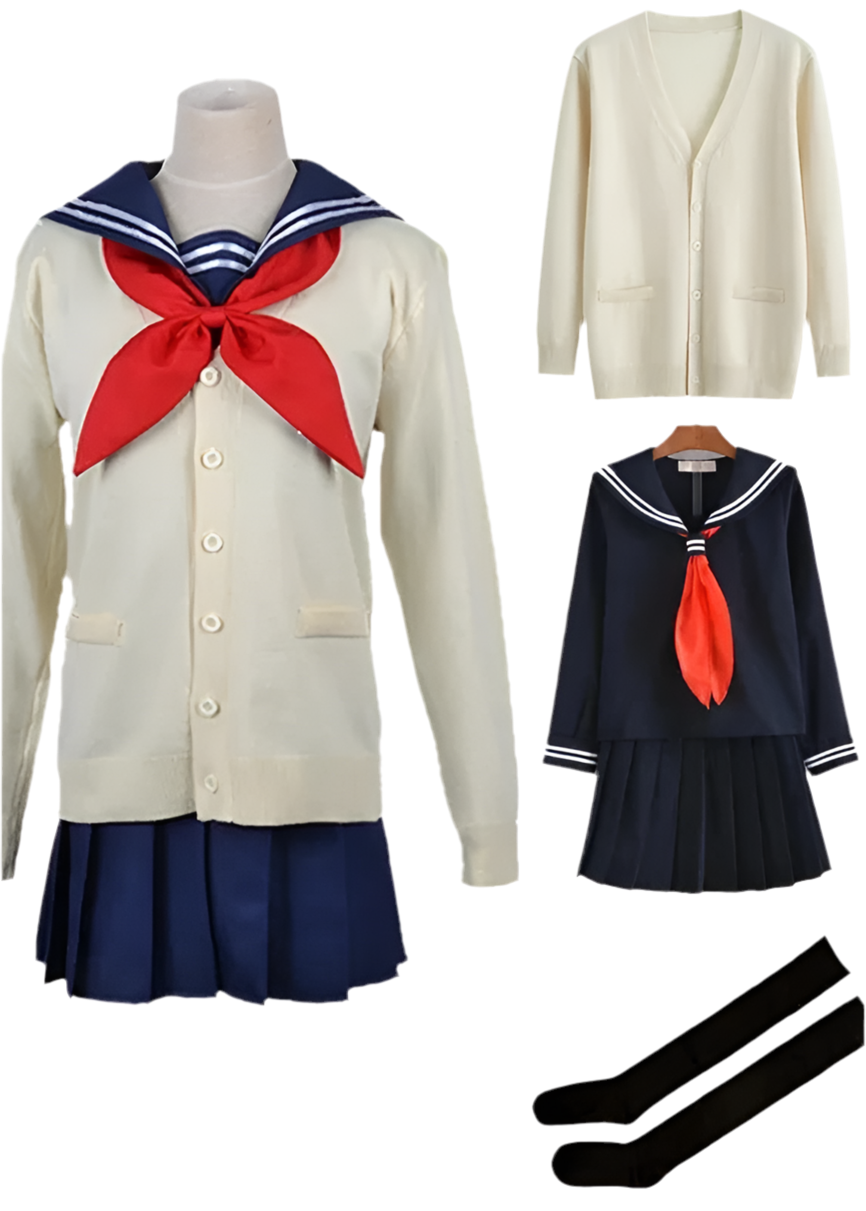 My Hero Academia: Himiko Toga JK Uniform Sweater Coat Costume