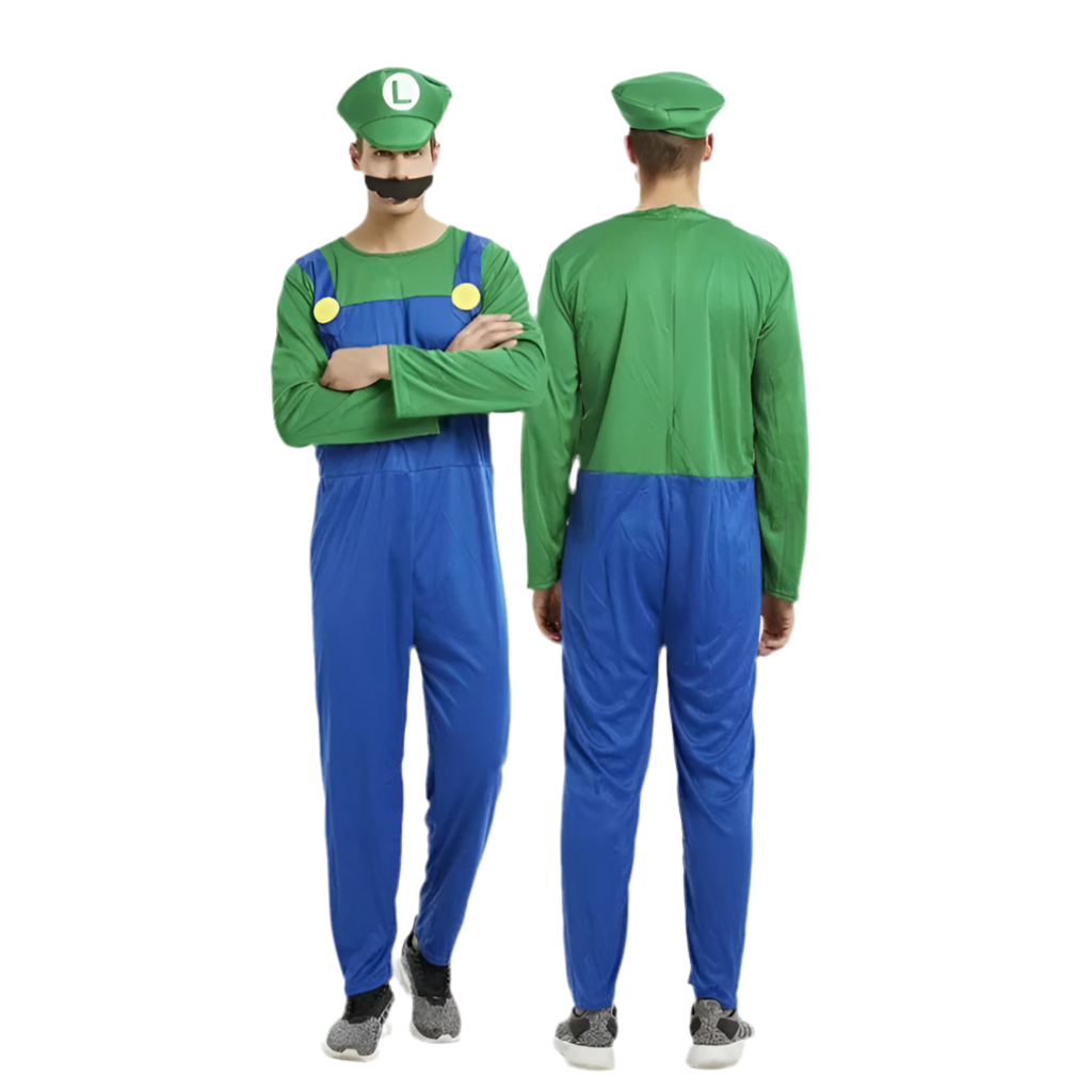 Super Mario: Mario and Luigi (Male and Female) / Halloween couple, duo, squad Costume