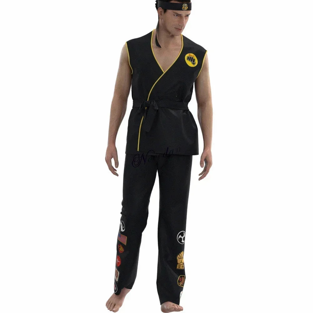 Cobrai Kai/ Karate Kid Costume: Pick Black or White