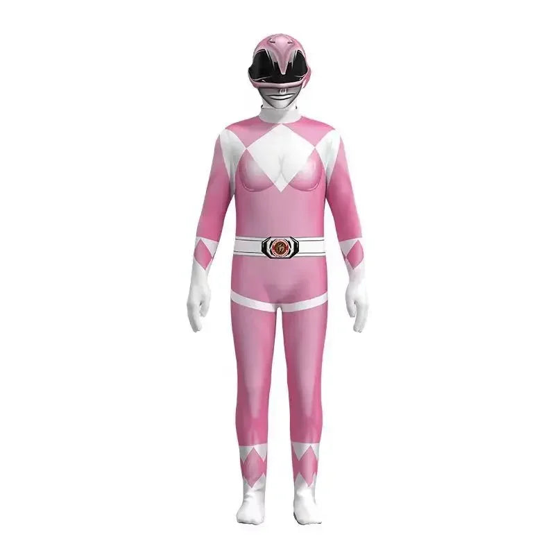 Power Rangers Costume: Pick your Power Ranger (all colours available) (10 CHOICES)