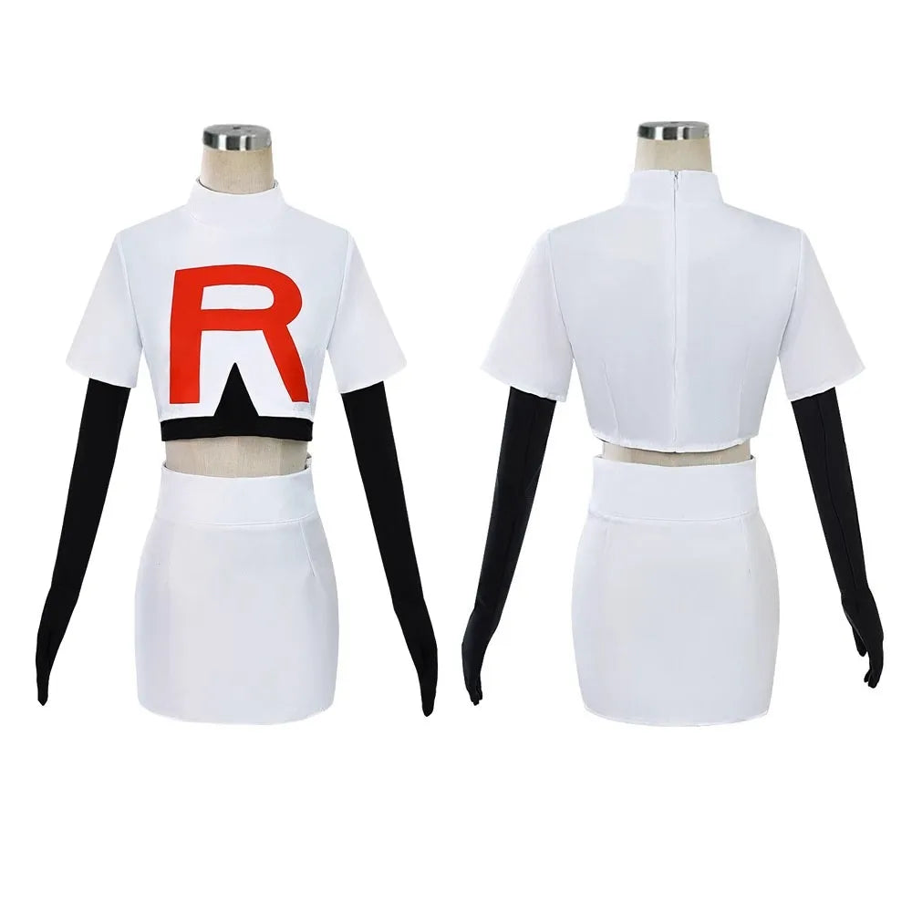Anime: Jessie And James Costume (Full Set, Team Rocket)
