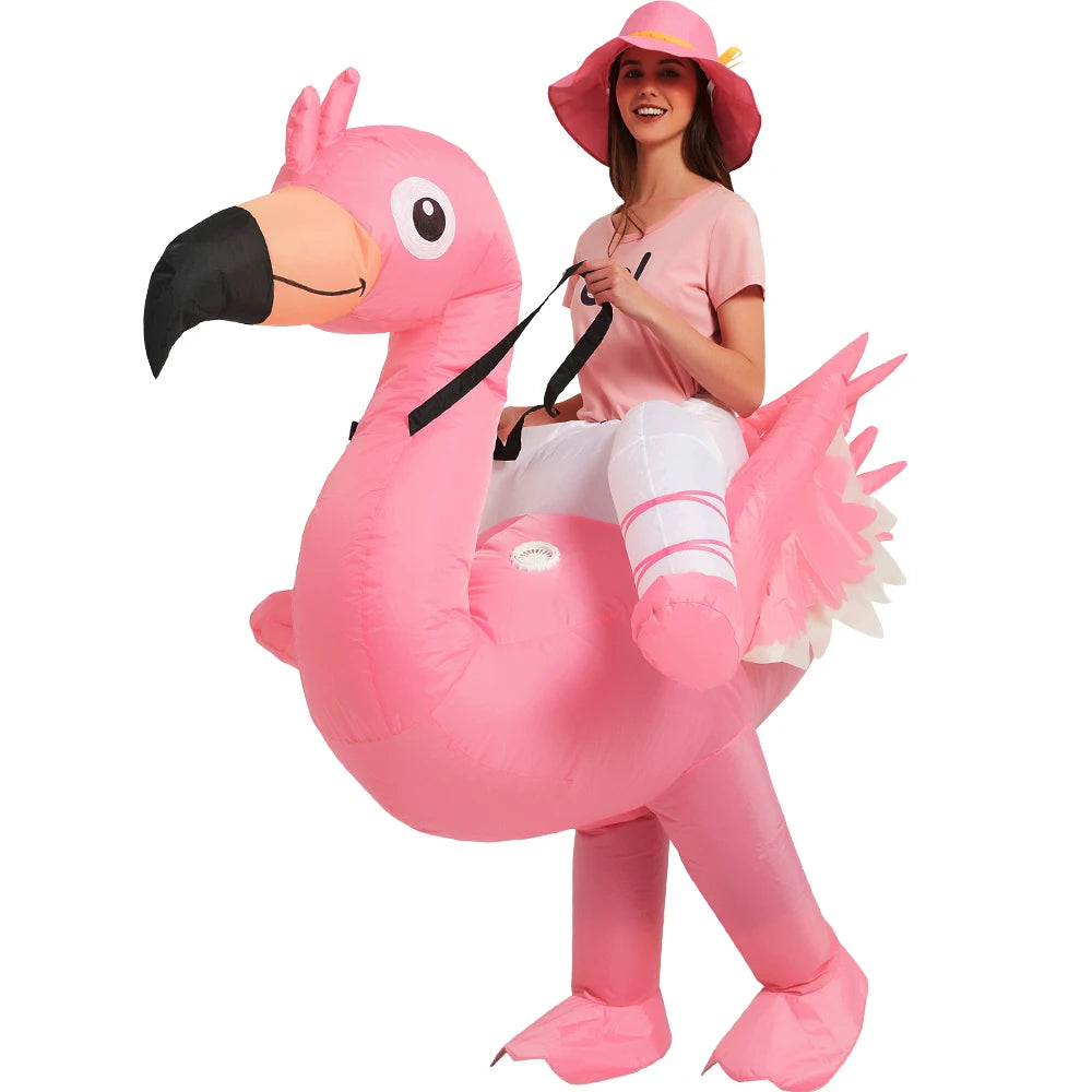 Inflatable Animal Costumes: Pick 2 (Flamingo and Bunny)