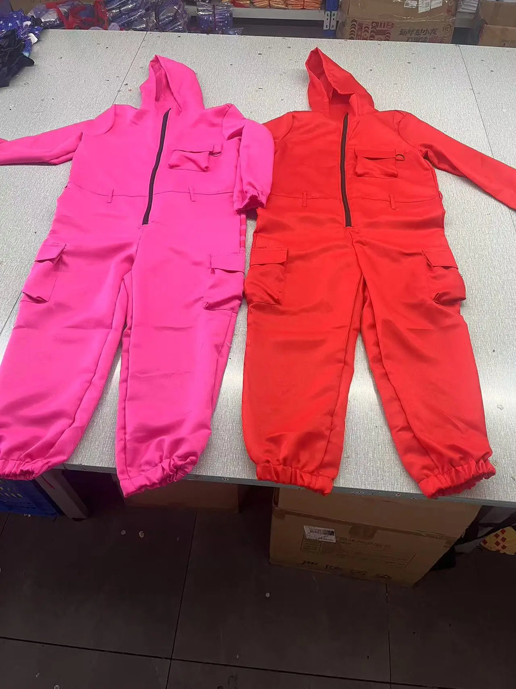 Squid Game Guard: Pick (pink, red, black) costume // (Masks SOLD SEPARATELY)