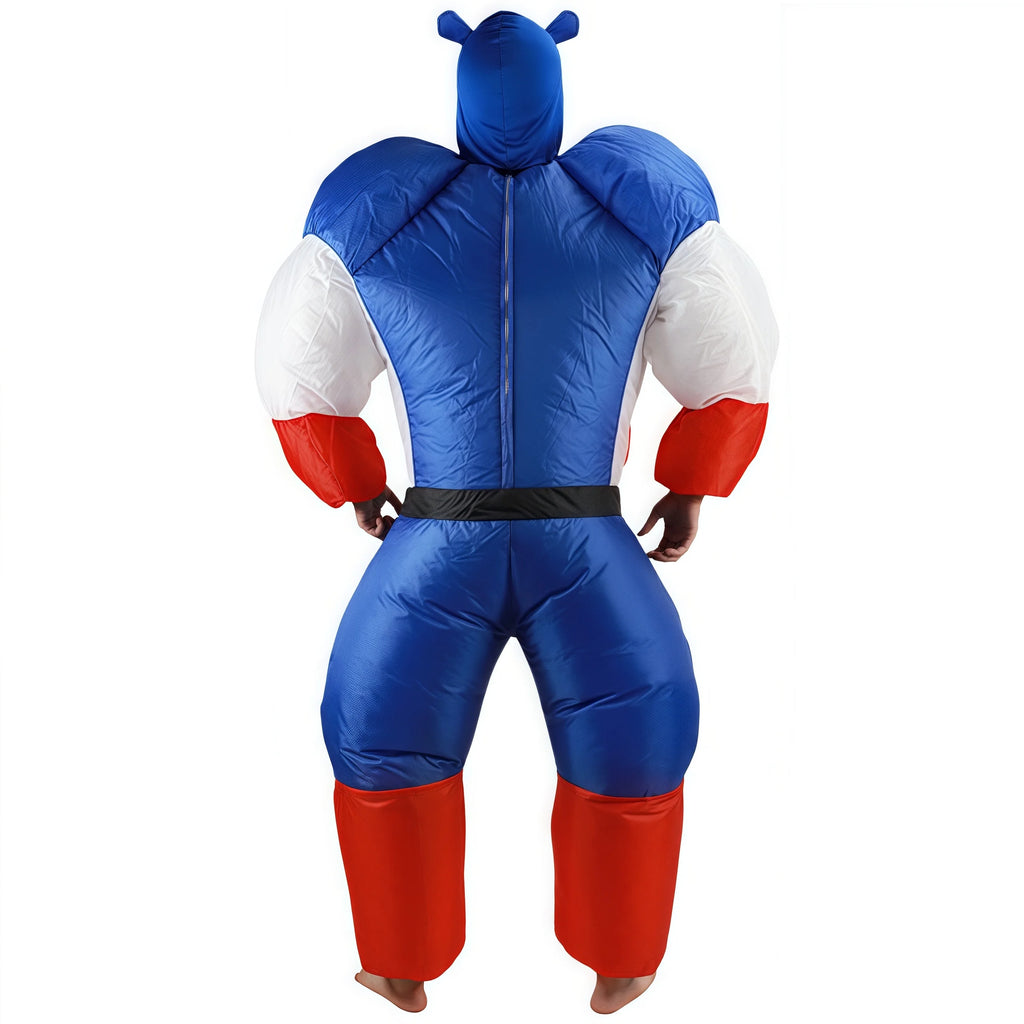 Inflatable Captain America / One size (150cm - 190cm)