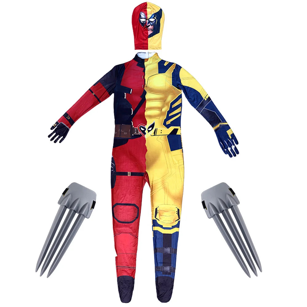 Wolverine/Deadpoll Hybrid mix Costume (with accessories)
