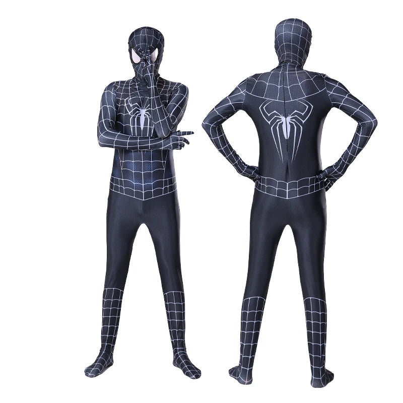 Spiderman: Black Symbiote Venom Black Spiderman Costume