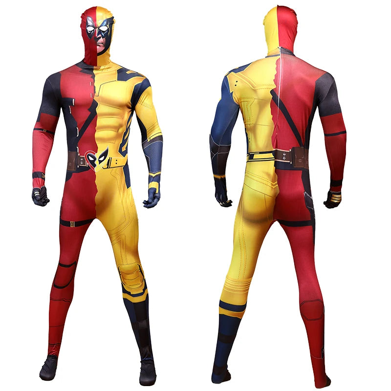 Wolverine/Deadpoll Hybrid mix Costume (with accessories)