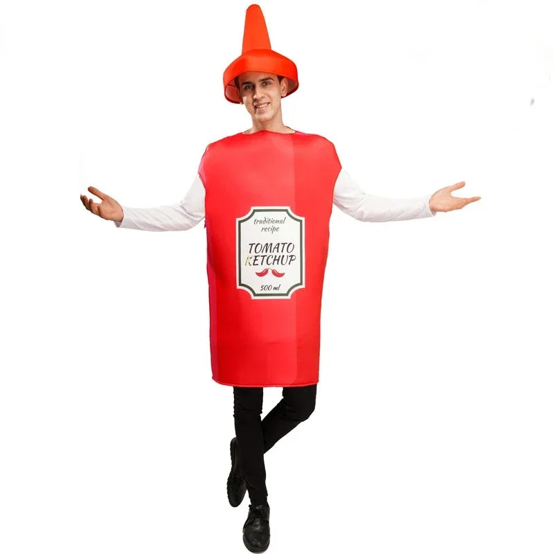 Sauce Costume: Pick 2 (Ketchup, Mustard)