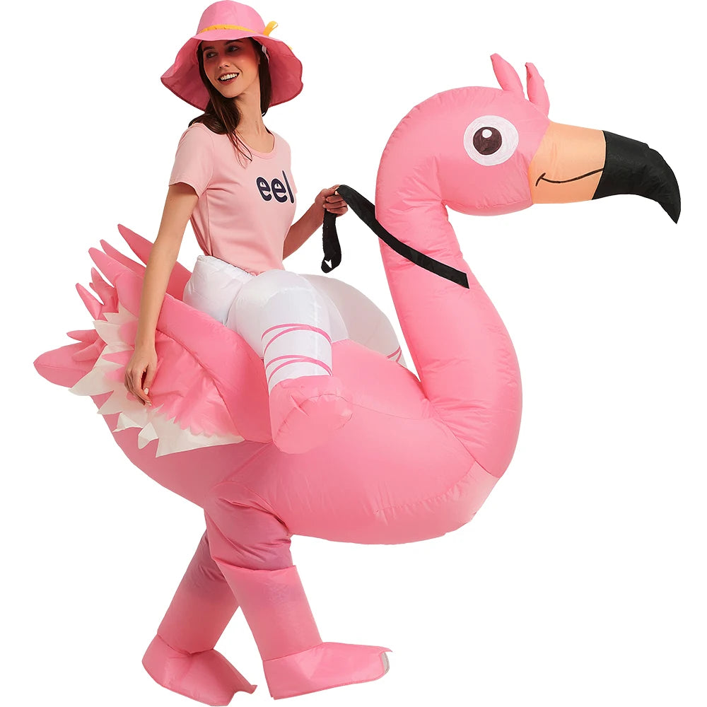 Inflatable Animal Costumes: Pick 2 (Flamingo and Bunny)