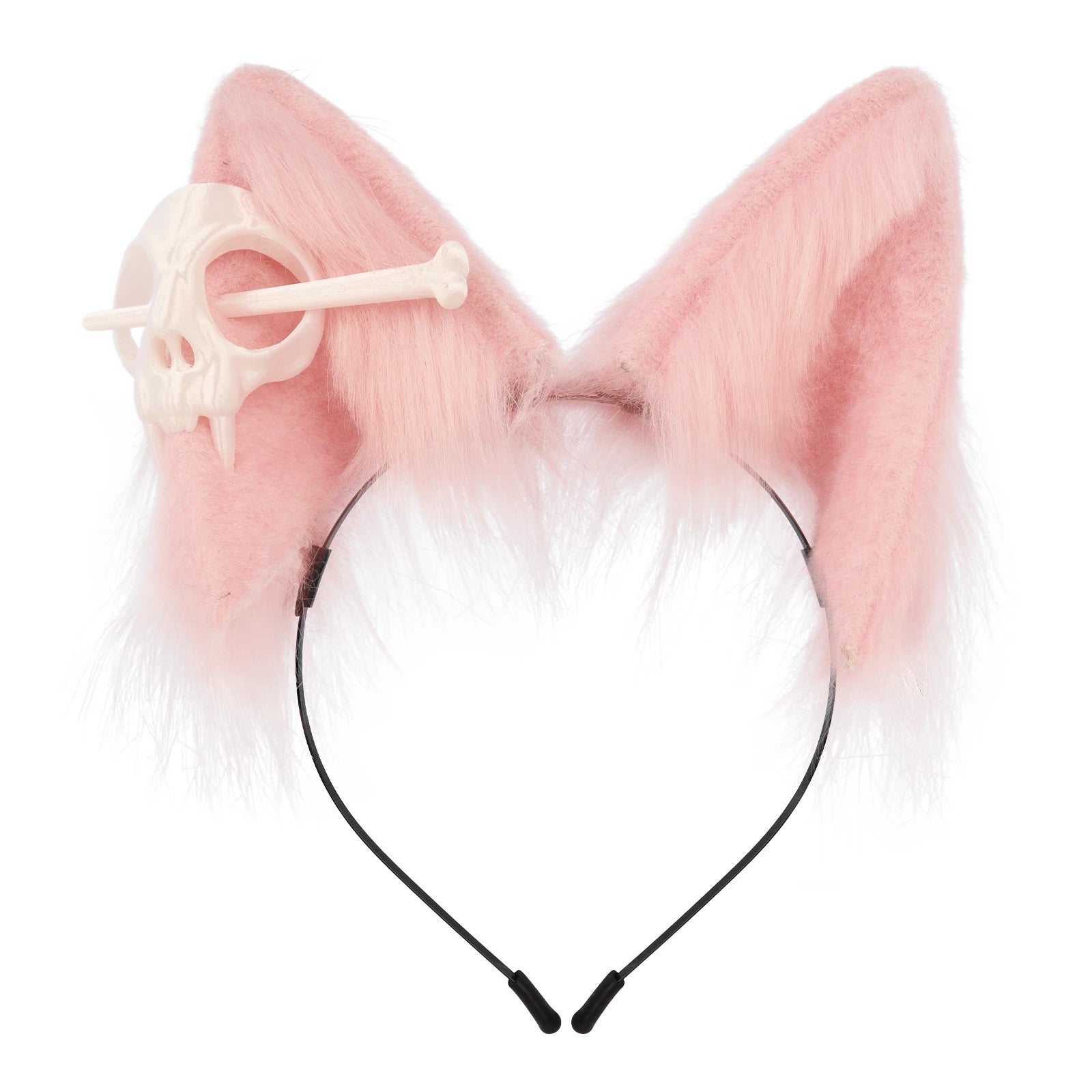 Furry Ears Headband Animal Fox Wolf Dog Faux Fur Realistic Costumes Accessory for Cosplay