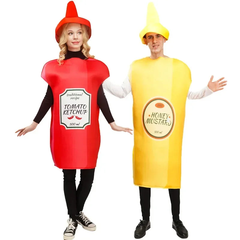 Sauce Costume: Pick 2 (Ketchup, Mustard)