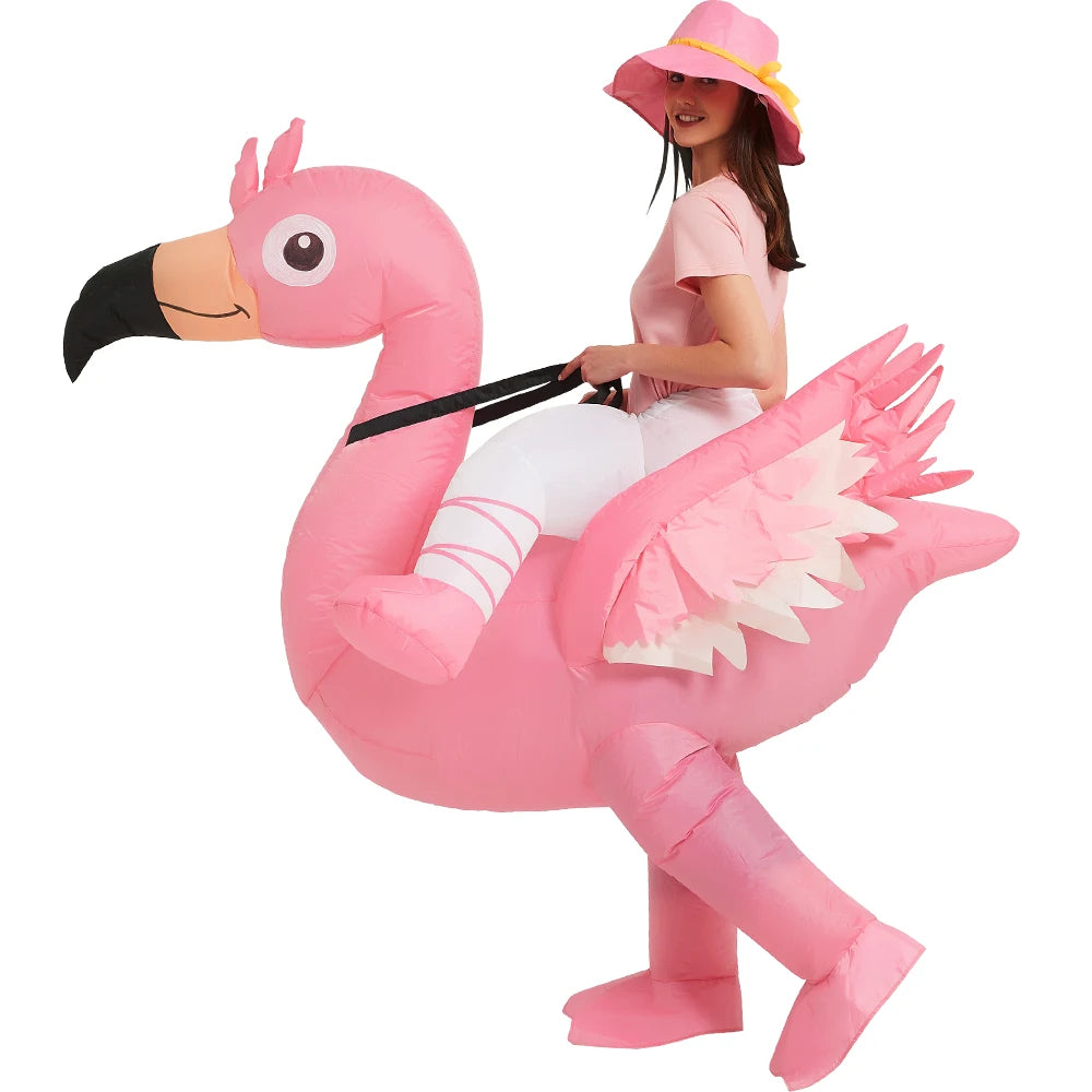 Inflatable Animal Costumes: Pick 2 (Flamingo and Bunny)