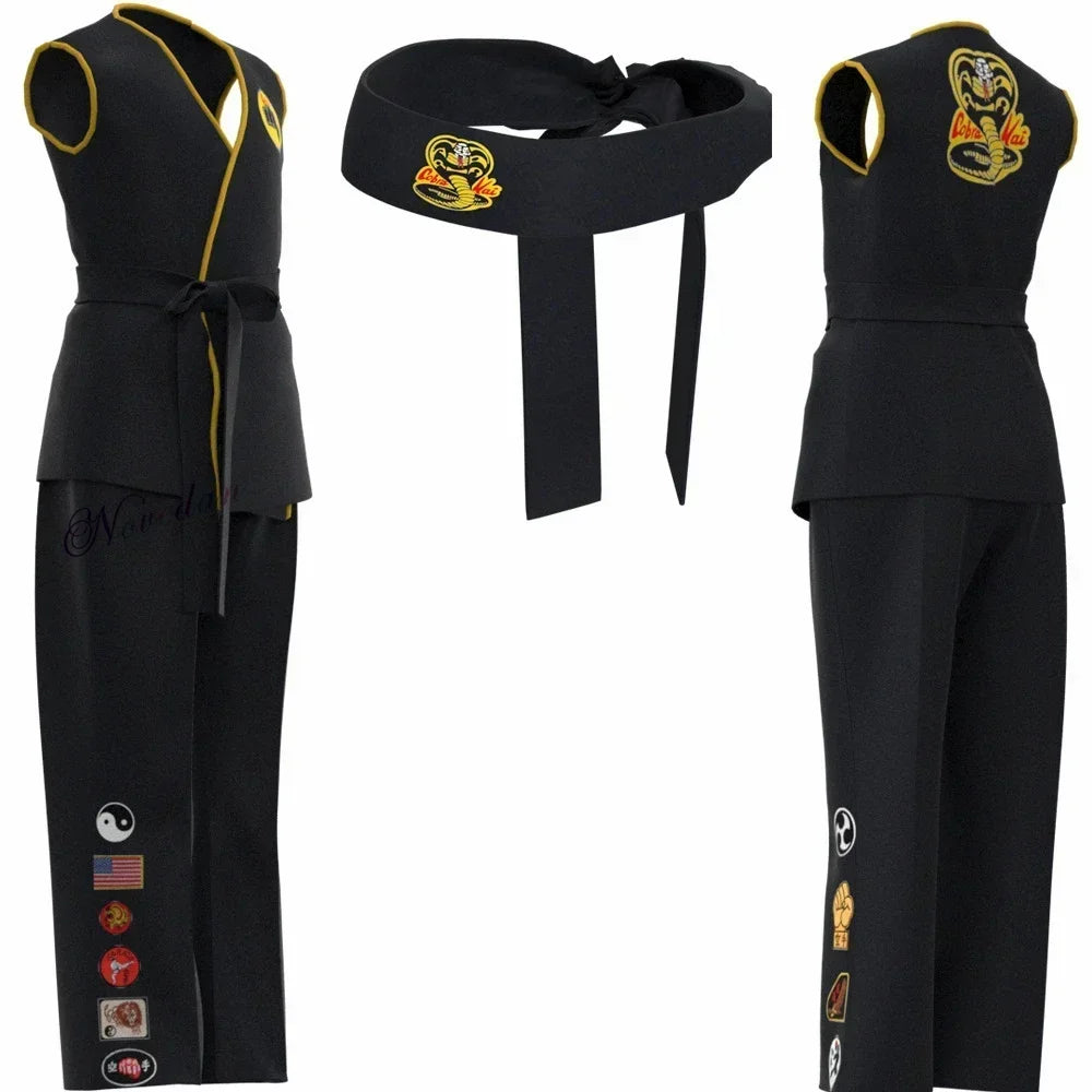Cobrai Kai/ Karate Kid Costume: Pick Black or White