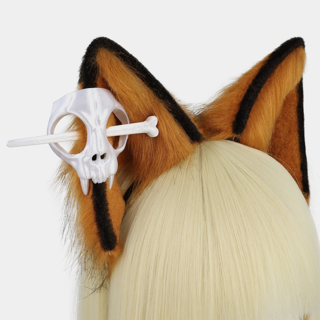 Furry Ears Headband Animal Fox Wolf Dog Faux Fur Realistic Costumes Accessory for Cosplay