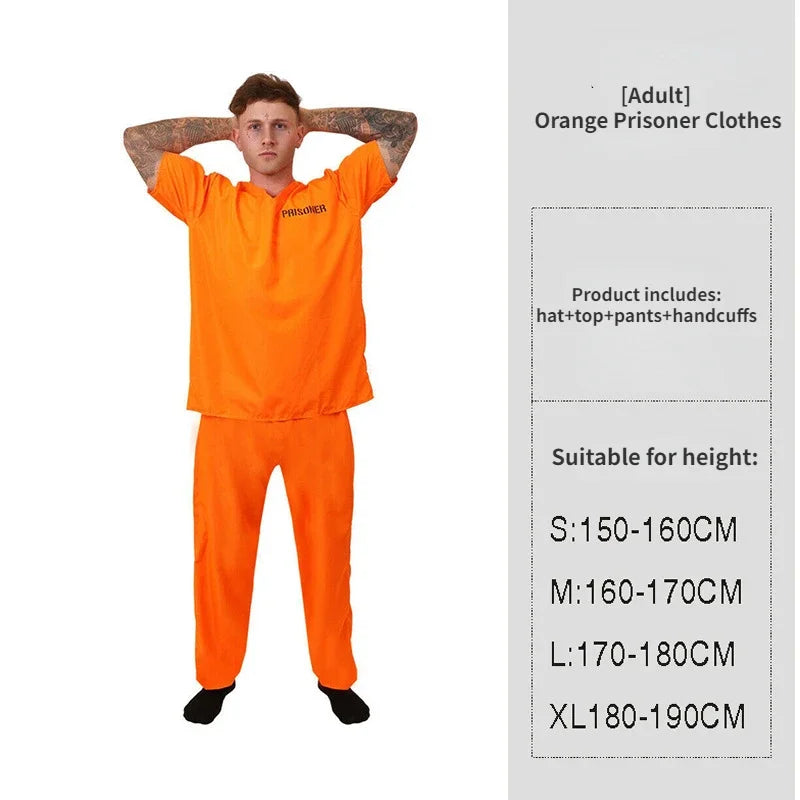 Prison: Inmate Orange Costume