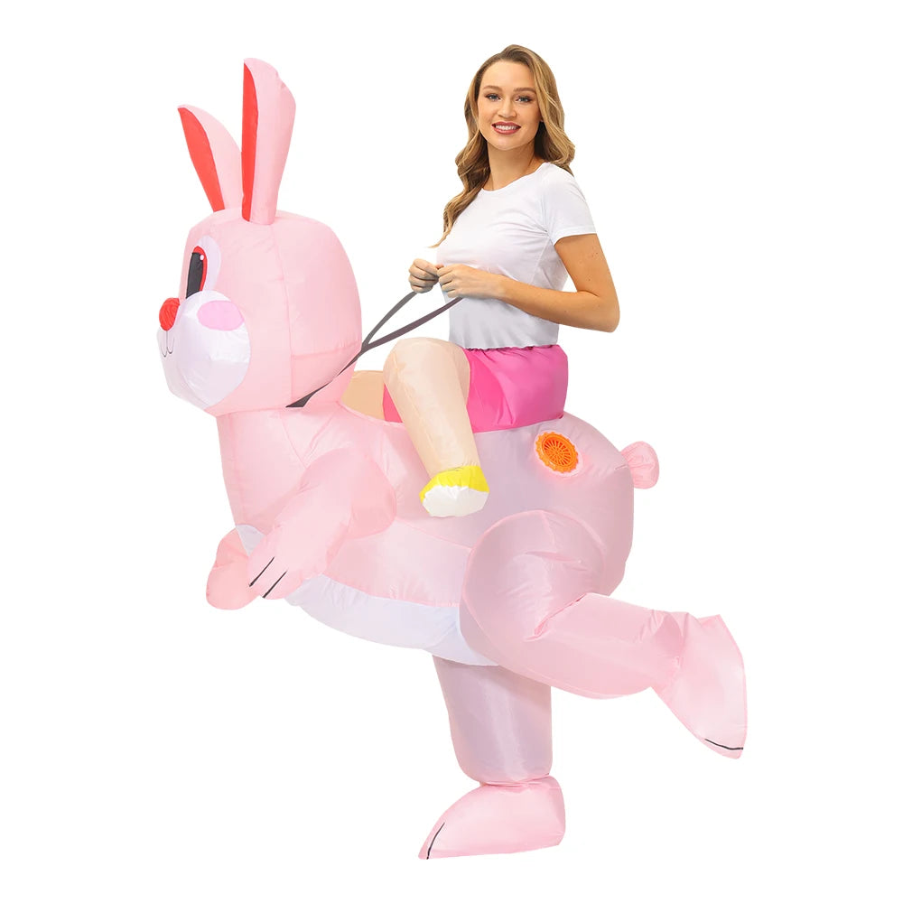 Inflatable Animal Costumes: Pick 2 (Flamingo and Bunny)