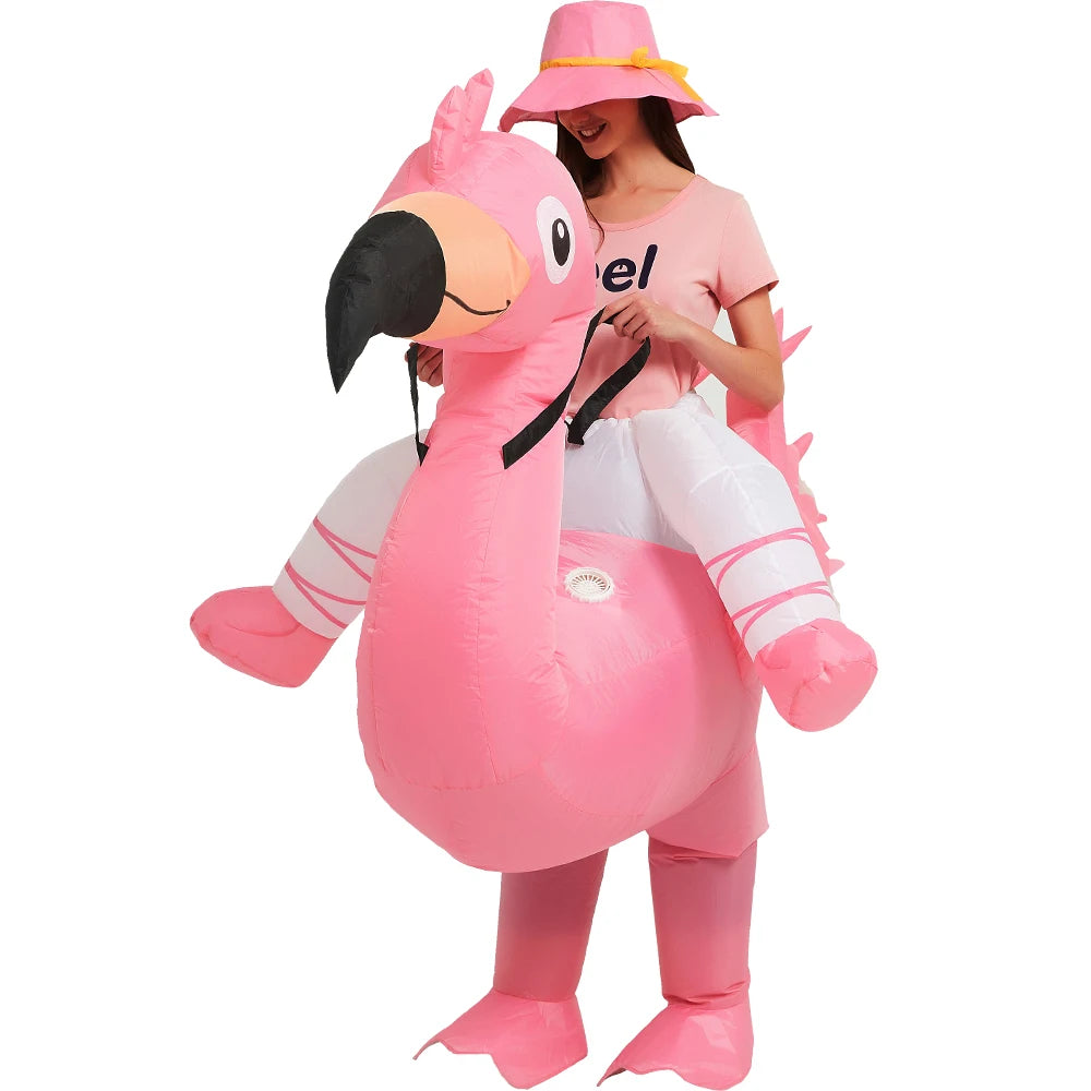 Inflatable Animal Costumes: Pick 2 (Flamingo and Bunny)